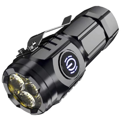 High Power LED Flashlight Torch 20W Ultra Powerful LED Flashlight 18350 Battery Portable Outdoor Flashlight for Hiking Exploring